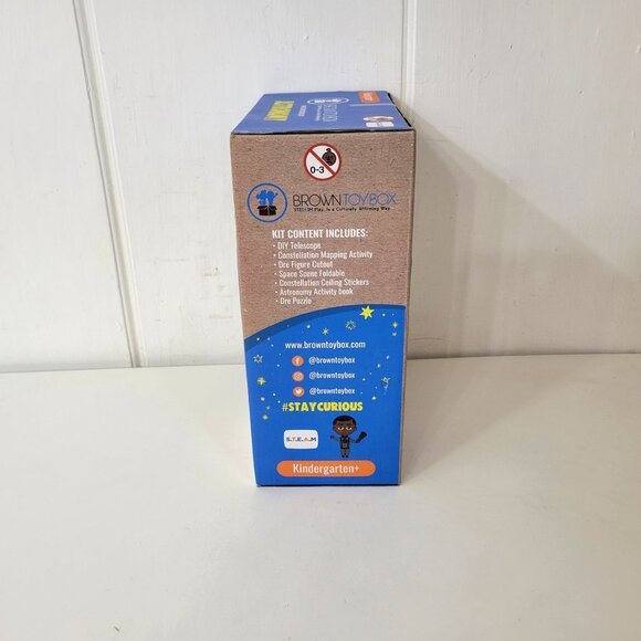 Brown Toy Box Astronomy Kindergarten NIB NEW in Box - Picture 5 of 5